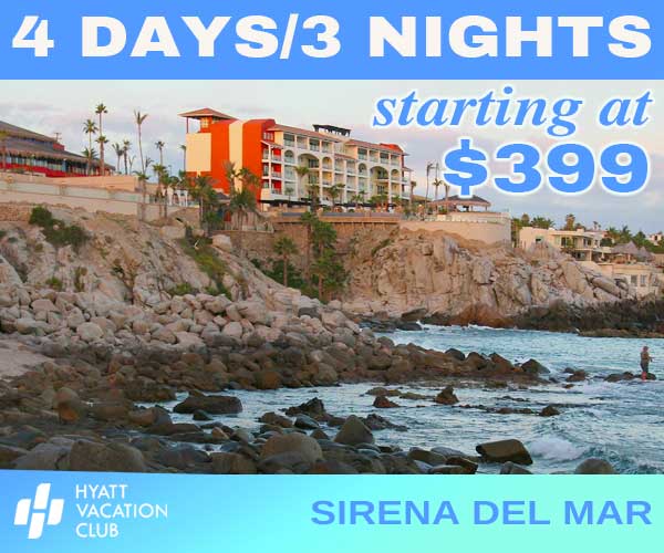 4 day vacation at Sirena del Mar Cabo for $399.
